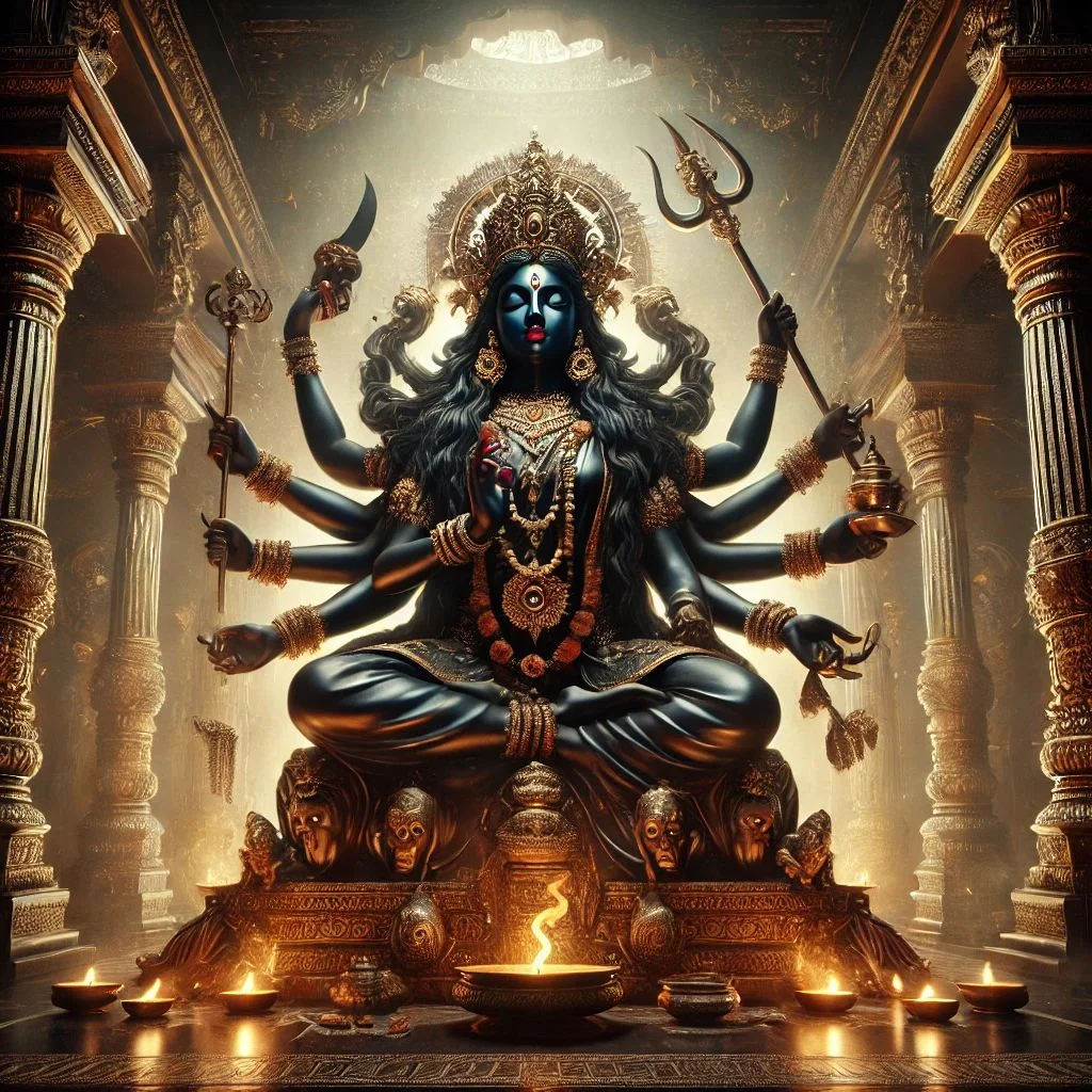 Goddess Kali Matha Puja